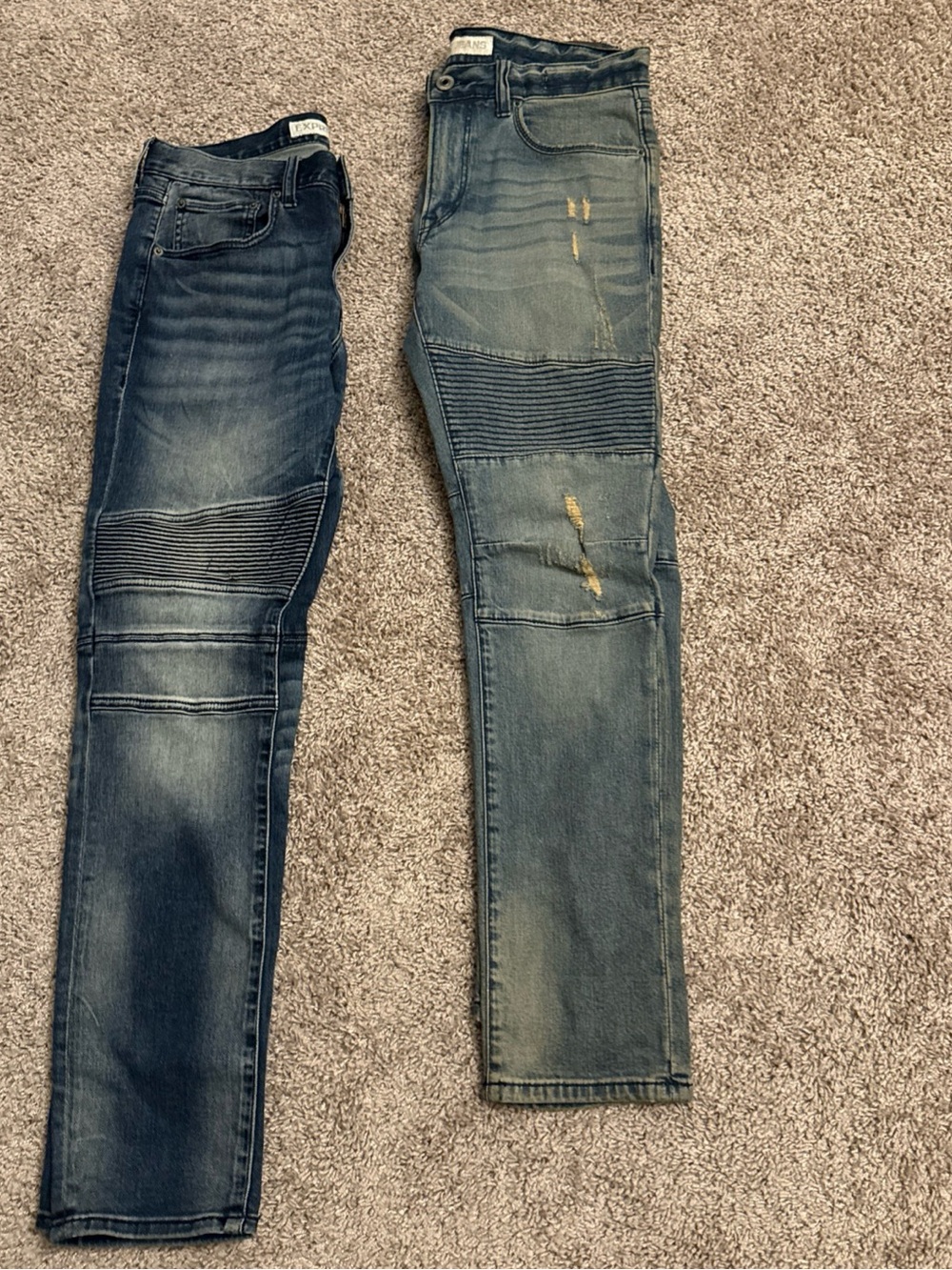2 pair express skinny fit jeans men’s 30x30